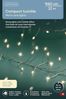 Kaemingk LED-Lichterkette Micro LED Compact Twinkle Effekt L. 1200cm 960L silber/warmes weiss Bild 2