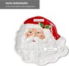 Gebäckteller Santa Servierplatte Kuchen Weihnachten Plätzchen Kekse 3D-Optik Bild 5