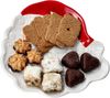 Gebäckteller Santa Servierplatte Kuchen Weihnachten Plätzchen Kekse 3D-Optik Bild 2