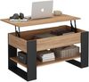 Couchtisch Lifto Eiche/Anthrazit 92 x 51 cm mit Liftfunktion Vicco Bild 5
