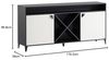 LOOKS BY WOLFGANG JOOP Sideboard Classic, schwarz matt/cremebeige, 179,2 x 39 x 85,8 cm Bild 3
