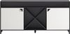 LOOKS BY WOLFGANG JOOP Sideboard Classic, schwarz matt/cremebeige, 179,2 x 39 x 85,8 cm Bild 4