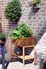 dobar® 58250e kompaktes Hochbeet | Erhöhtes Gemüsebeet | Kräuterbeet aus Holz | Balkonbeet für Salat | Pflanzkasten für Balkon/Garten/Terrasse | 76 x 40 x 80 cm | Braun Bild 4