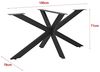 Tischgestell Oberau 150x78x71 cm Schwarz [en. casa] Bild 3
