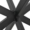 Tischgestell Oberau 150x78x71 cm Schwarz [en. casa] Bild 5