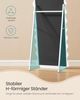 SONGMICS Ganzkörperspiegel, 160 x 50 cm, Standspiegel, wellenförmiges Design, mit Ständer, freistehend, MDF-Rahmen, für Schlafzimmer, Wohnzimmer, Eingangsbereich, wolkenweiß Bild 4
