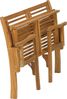 Dehner Klappbank Douglas, 2-Sitzer, ca. 119 x 62 x 90 cm, aus FSC® - zertifiziertem Akazienholz, natur Bild 5