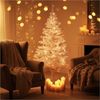 Künstlicher Weihnachtsbaum Weiß Kunststoff 150cm Bild 2