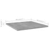 vidaXL Bücherregal-Bretter 4 Stk. Betongrau 40x40x1,5 cm Holzwerkstoff 805178 Bild 2