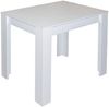 Esstisch Bull 0567 80x60 weiss matt B H T 80 120 x 75 x 60 cm Bild 3