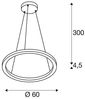 SLV 1004762 ONE 60 PD DALI UP DOWN LED Pendelleuchte weiß CCT switch 3000 4000K Bild 4