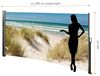 Seitenmarkise ausziehbar rechts, 160 cm hoch, Seitenrollo mit Fotodruck Ostsee Bild 2