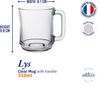 Duralex 4018AR066 Empilable Glas-Becher, Klarglas Bild 5