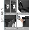Trucky Allzweckkiste Aluminium Box mit Deckel Schwarz Alukiste 75 Liter Aufbewahrungsbox Bild 4