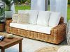 Beliani 'FORLI' 3 Sitzer Sofa, Rattan Natürlich Bild 2