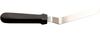 Tortenheber Tortenmesser Winkelpalette aus Edelstahl - 15 cm schwarzer Griff Bild 3