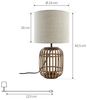 Lindby Tischleuchte Marzanna, IP20, 1 x 15 W LED Bild 4