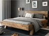 Futonbett HEINRICH Jugendbett Gästebett vollmassiv Rustic Eiche 140x200 cm Bild 2