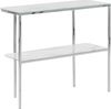 Konsolentisch CALVERT Marmor Optik Silber Bild 5