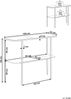 Konsolentisch CALVERT Marmor Optik Silber Bild 3