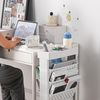 Creliv Bücherregal Rollregal, Schulanfang, Lernpartner für Arbeitzimmer, Leichtes Bewegen, flexible Anordnung Bild 3