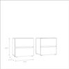 Forte LENYBELARDO Nachttisch 2er-Set 50, Nachttisch mit 4 Schubladen, Nachtschrank modern, Holzwerkstoff, Riviera Eiche Holzdekor, 50 cm breit x 48,8 cm hoch x 41,1 cm tief Bild 2