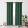Deconovo Verdunkelungsvorhang Gardinen mit Ösen Blickdichte Vorhang Kälteschutz Schlafzimmer 2er Set, Blackout Curtain einfarbig Thermo Vorhang Verdunkelung Wärmeisolierend Bild 5