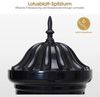BarberPub Barber Pole Barbierstab, Barbershop Friseurstange mit LED Leucht Salon Einrichtung, Drehbar Stange Friseursalon, Rot Weiß Blau Salon Säule, 70CM Barbier Stange Licht, Energie Sparen L054BC Bild 3