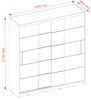 Schiebetürenschrank Bruno Kleiderschrank 200x60x215cm graphitgrau Bild 3