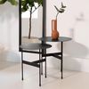 Spinder MIRA LOW Beistelltisch, Minimalistisches Design, Stahl, Schwarz Bild 2