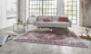 Vintage Teppich Anthea Pflaumenrot 200x290 cm Bild 3