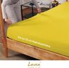 Lavea Spannbettlaken Bettlaken Maya, 180x200cm, 200x200cm, 140x200cm, 160x200cm, 100% Baumwolle Jersey, Gummizug: rundum, (1 Stück), für Matratzen, Topper, Boxspring- und Wasserbetten, weich, langlebig Bild 4