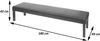Sitzbank Polsterbank Bank M37 Kunstleder ~ 180x43x49 cm rot glänzend, dunkle Beine Bild 2