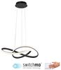 JUST LIGHT 15402-18 Maria LED Pendelleuchte schwarz 3-Step Dim 3000K Bild 2