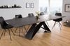 riess-ambiente Esstisch PROMETHEUS 180-220-260cm grau-braun / schwarz · bis 12 Personen (Einzelartikel, 1-St), Keramik · Glas · Metall · ausziehbar · Lava-Design · Industrial Bild 5