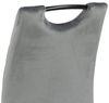 AC Design Furniture Drew Esszimmerstühle 4er Set, H: 91,5 x B: 43,5 x T: 53,5 cm, Dunkelgrau/Schwarz, Samt/Metall, 4 Stk. Bild 5