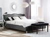 Bett Samtstoff dunkelgrau Bettkasten 140x200 cm METZ Bild 2