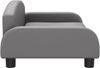 vidaXL Hundebett, Kunstleder, Grau, 70 x 45 x 30 cm Bild 4
