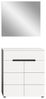 Garderoben-Set >Canu< in Basalt Grau / Weiß - 80x190x37cm (BxHxT) Bild 4