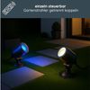 MeLiTec 2er Set Smart LED Garten-Strahler GL24 RGB Spot, anthrazit Bild 5