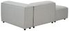 Beliani 'ARDAL' Rechtsseitige Chaiselounge, Polyester hellgrau, 119 x 180 x 68 cm Bild 5