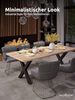 holz4home® Tischgestell Tischbeine aus Metall I Schwerlast Gestell Schwarz pulverbeschichtet Bild 2