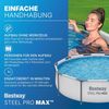 Bestway Steel Pro MAX Frame Pool ohne Pumpe Ø 305 x 76 cm, lichtgrau, rund Bild 4