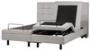 Bett verstellbar Stoff DUKE 160 x 200 cm Hellgrau Bild 5
