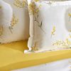 Karaca Bettwäsche Karaca Loretta 100% Baumwolle Doppelbett Piké Tagesdecke Set Gelb Bild 4