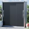 GFP Geräteschrank Metall 180 x 75 x 191 cm Gartenschrank wetterfest mit Schiebetür in anthrazit inkl. Fußboden Bild 2