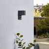 Lindby Außen-Wandleuchte Gelso, Metall, Schwarz IP44mit Bewegungsmelder, 1 x 10 W LED Bild 3