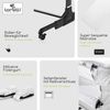 Lorelli Beistellbett Milano 2in1 ab Geburt Matratze höhenverstellbar Moskitonetz grau Bild 5
