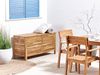 Aufbewahrungsbox RIVIERA Akazienholz 130 cm 48 cm Heller Holzfarbton Bild 2