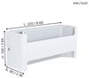 Eglo 98544 LED Wandleuchte FELONICHE Alu weiß, Kunststoff transparent L:22cm H:10cm T:7,5cm 10W 3000K Bild 5